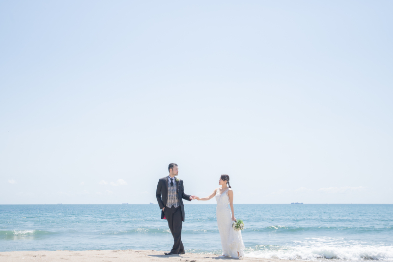 洋装ロケーション　＜海＞