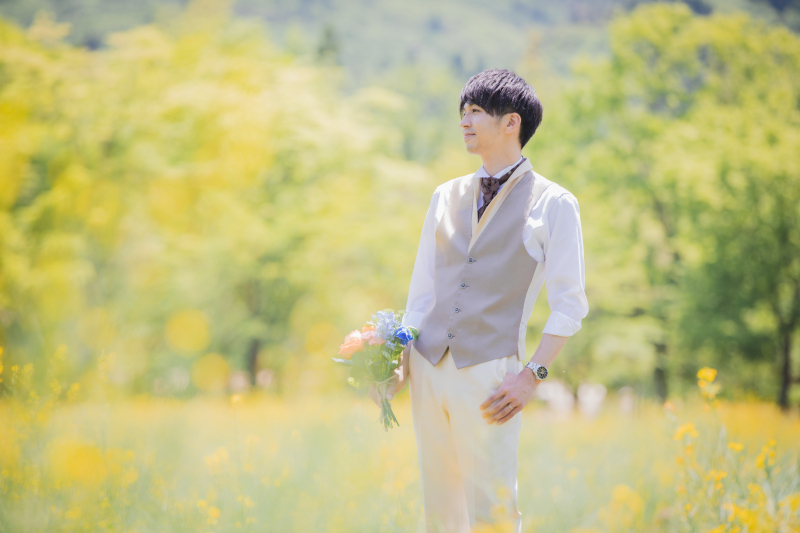 ご新郎様ソロショット