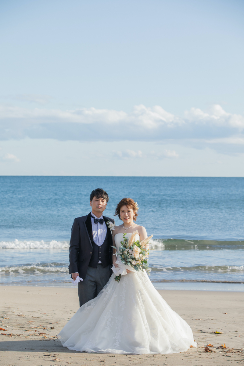 七ヶ浜海岸にて