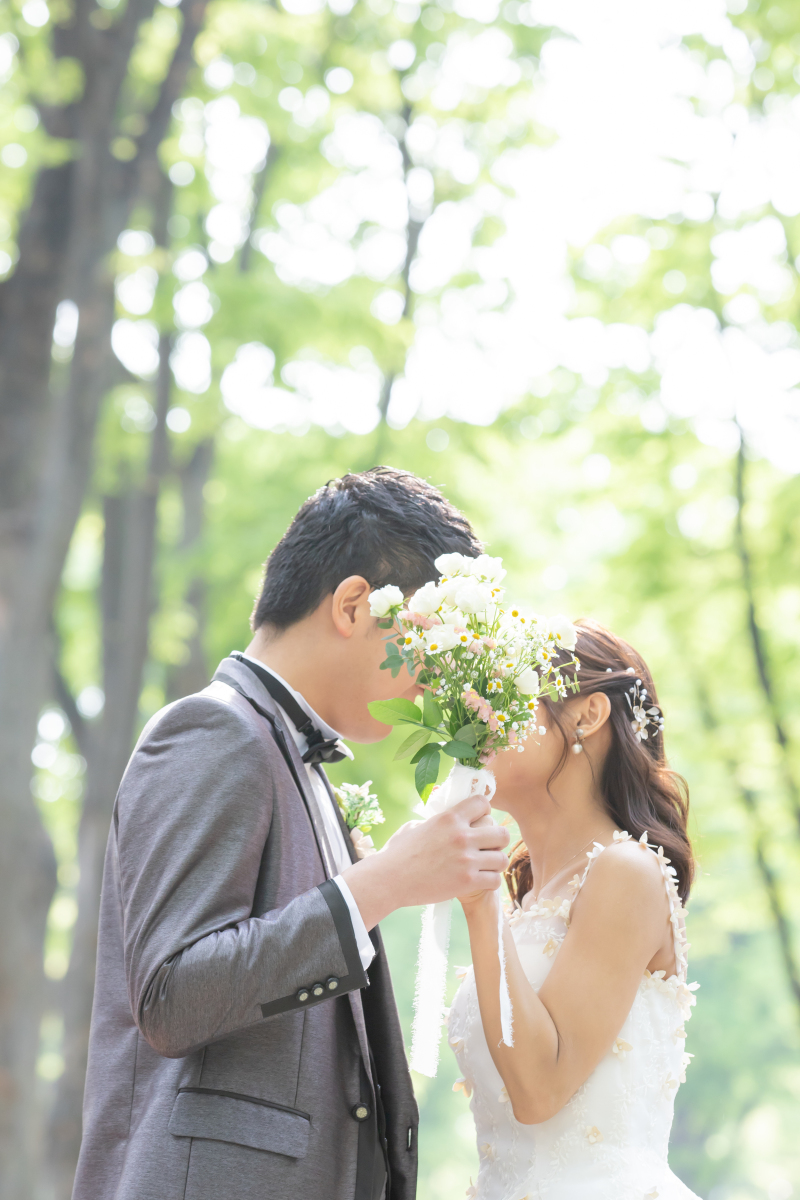 ブーケを使って・・・