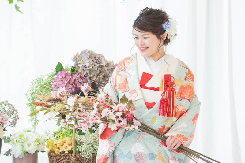 ご新婦様のソロショットを