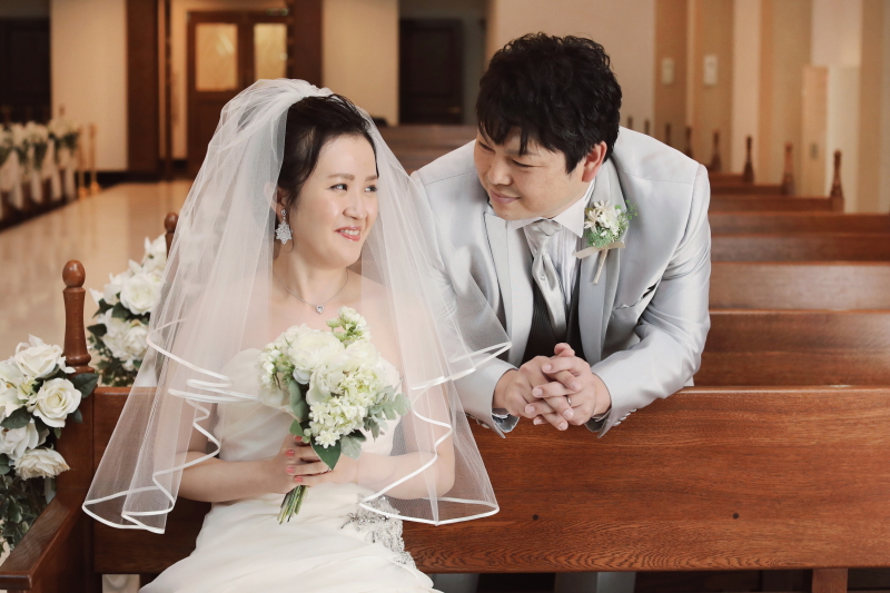 見つめ合うお二人