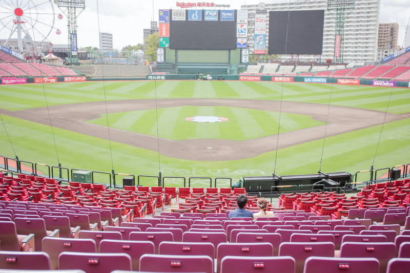 楽天生命パークにて