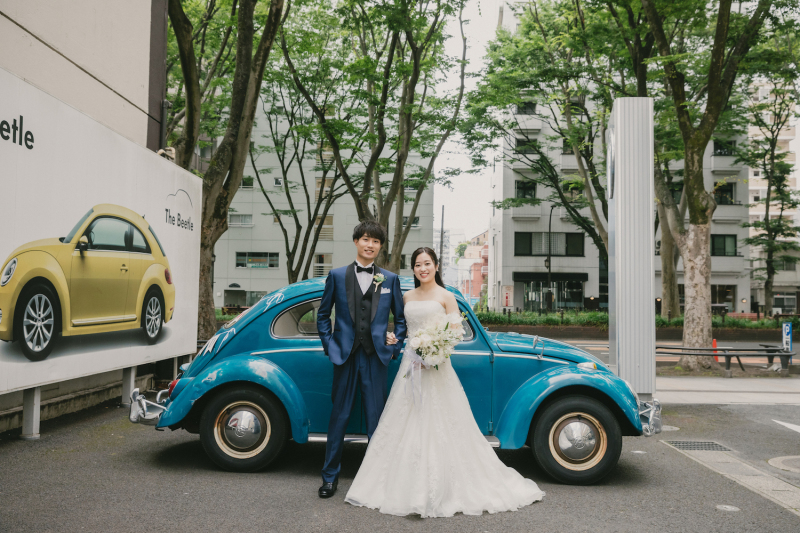 お二人の大切なお車と一緒に・・・！