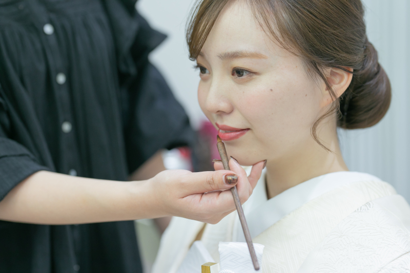 ヘアメイクシーン