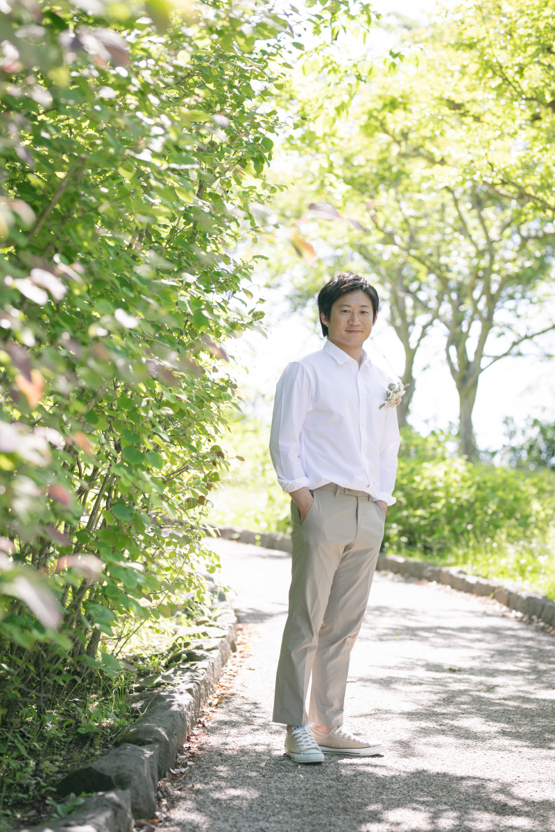 ご新郎様ソロショット