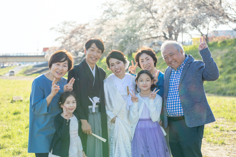 最後にもう一度ご家族と！