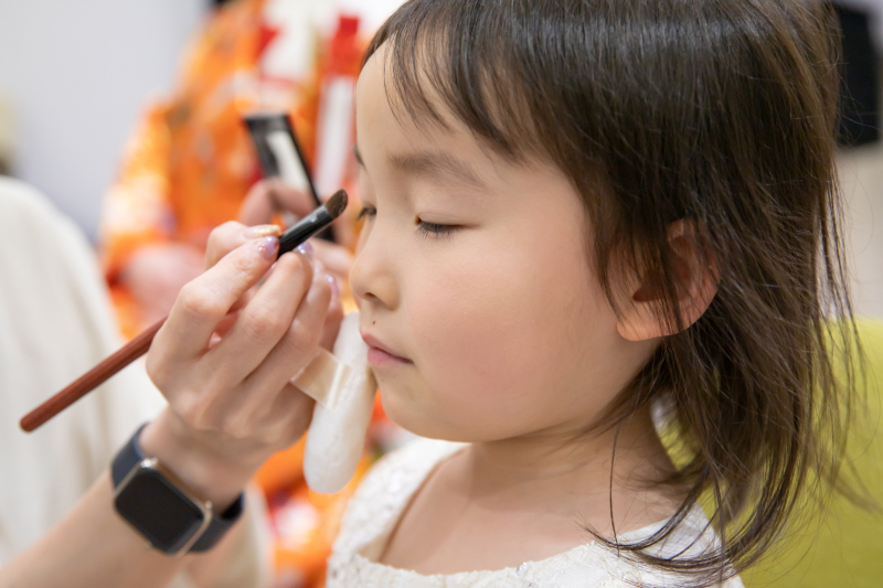 初のヘアメイク♡