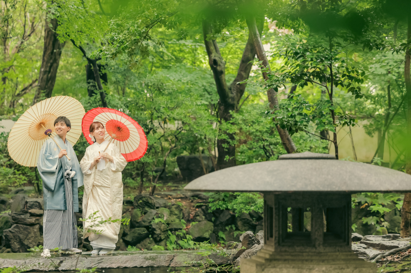 しっとりとした雰囲気の和庭園