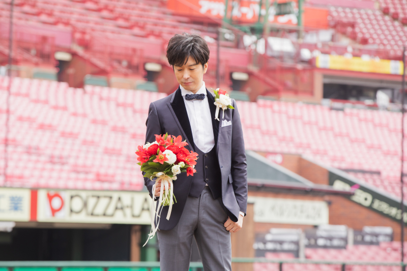 ご新郎様のソロショット