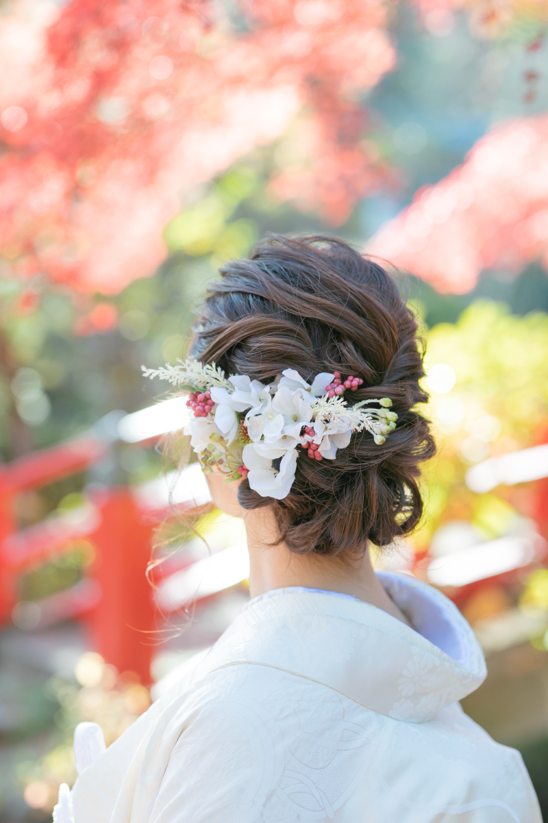 ヘアスタイルにもこだわって♪