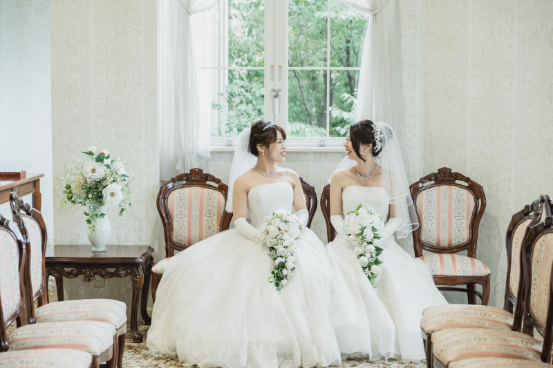 おしゃべりを楽しむお二人！