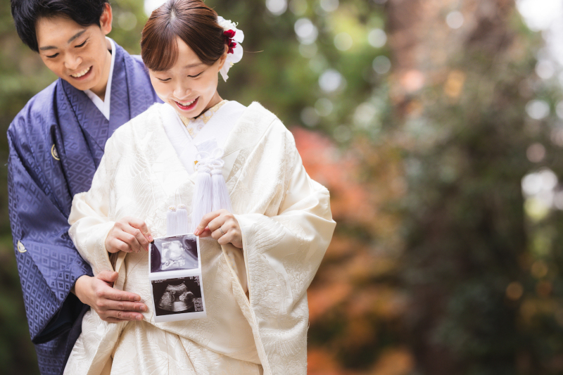 最後は、エコー写真と共に♡