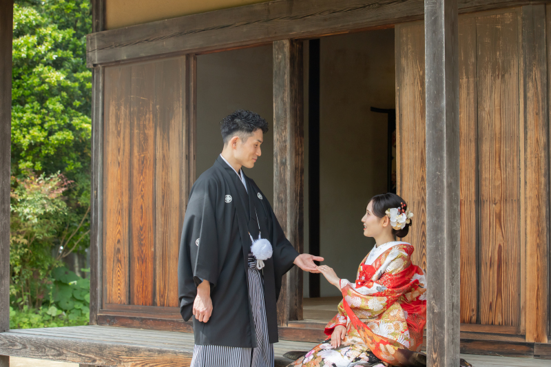 伝統を感じる古民家にて