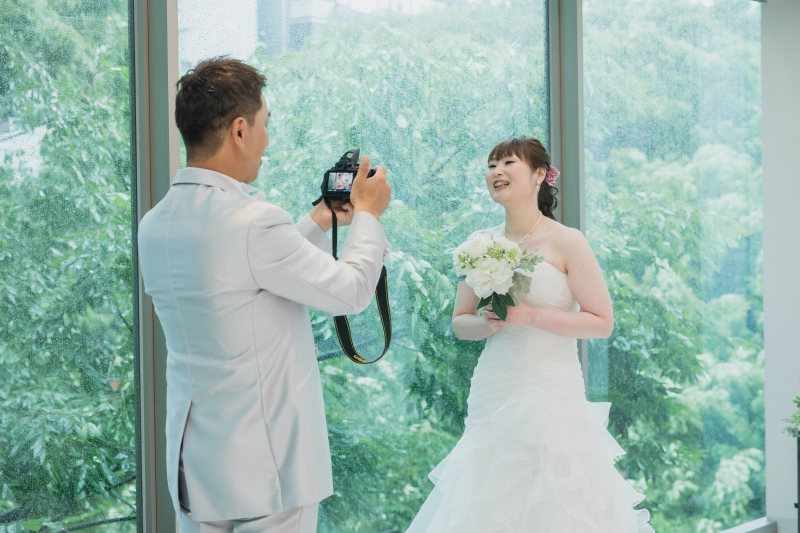 ご新郎様が撮影！