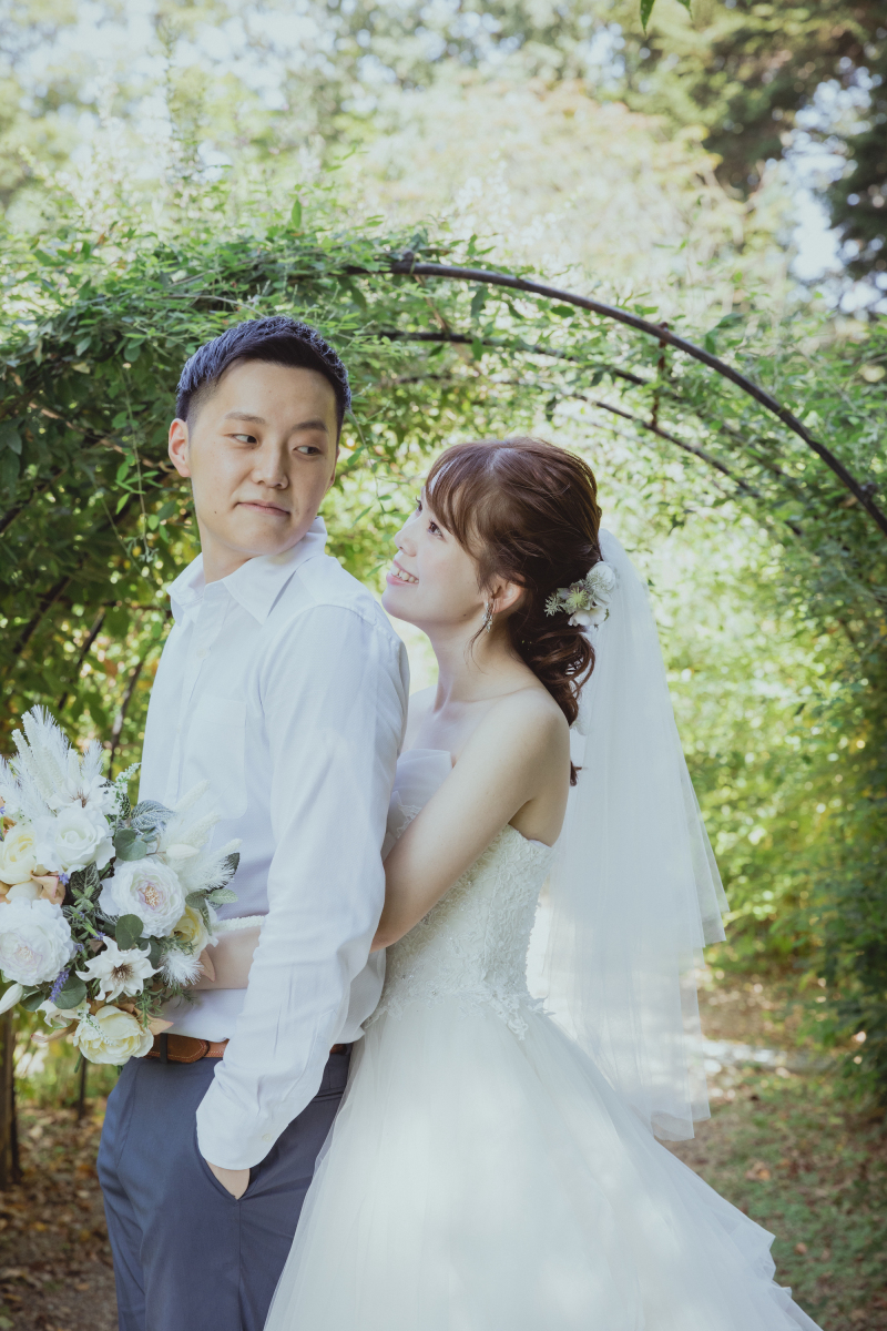 見つめ合うお二人