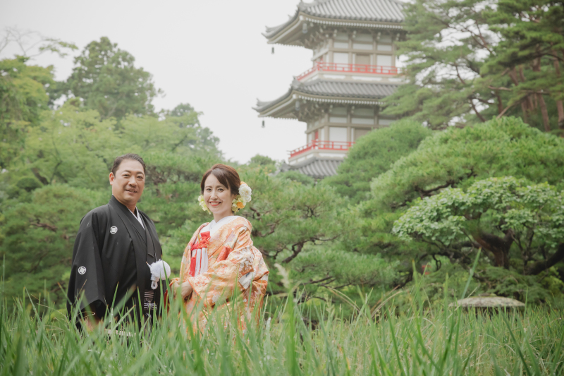 お顔まわりも華やかに