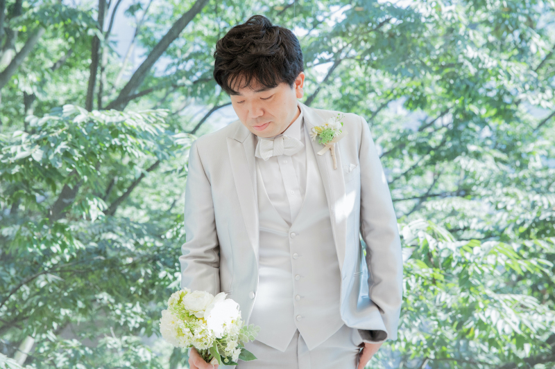 ご新郎様のソロショット