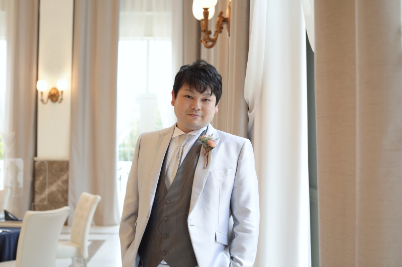 ご新郎様ソロショット