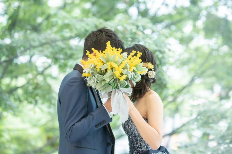 ブーケを使って