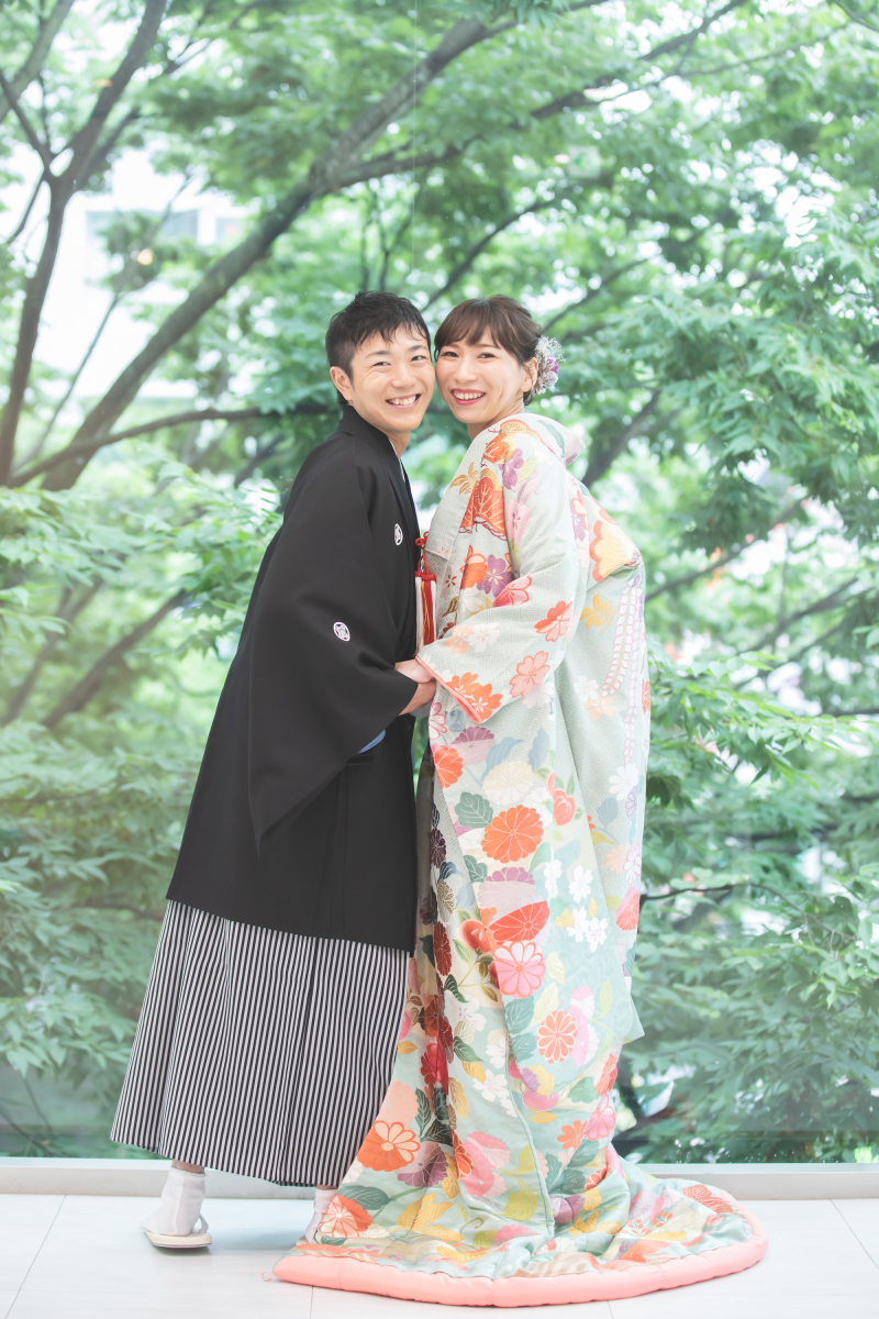 仲良し振り返りポーズ♡