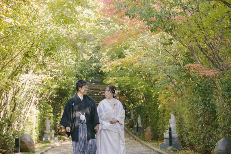 歩いているショット