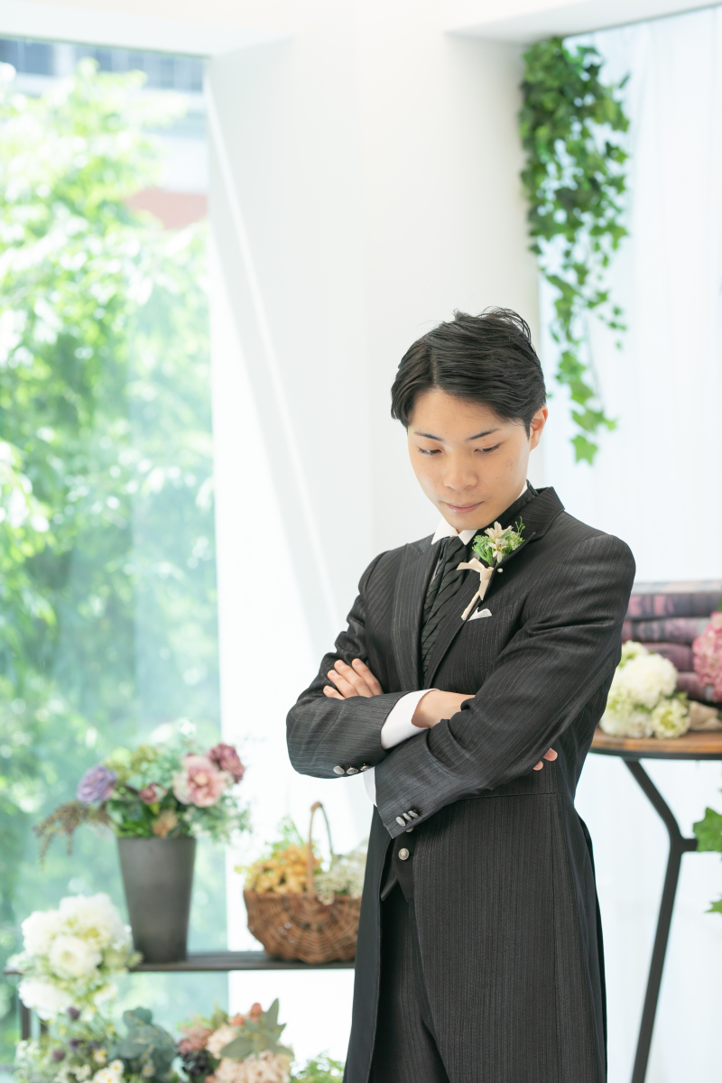 ご新郎様ソロショット