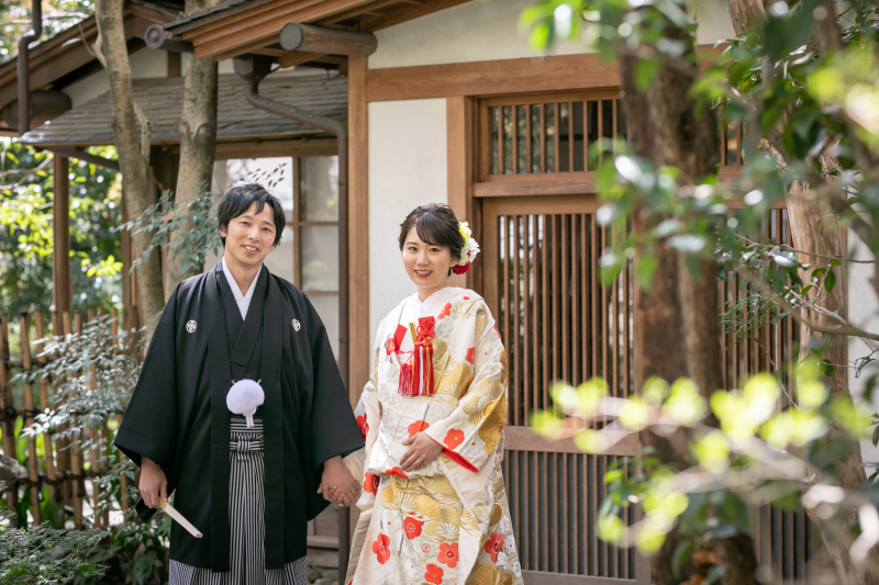 和装ロケーション＋洋装スタジオ撮影