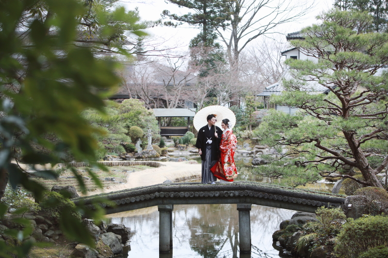 石橋の上で出逢う。