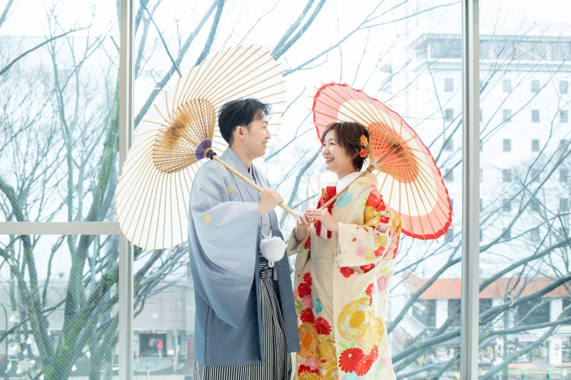 和装撮影からスタートです！