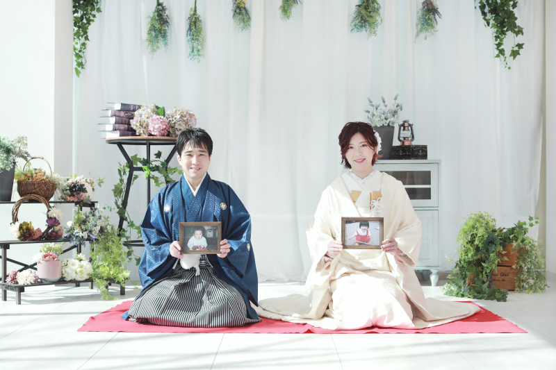 小さい頃のお写真と一緒に　