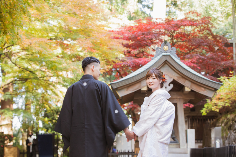 魅力的な白無垢