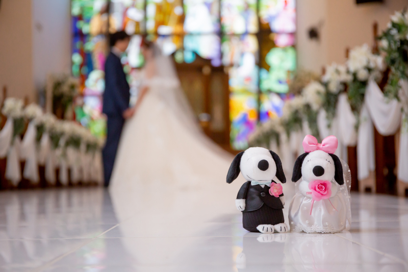 ぬいぐるみと2人