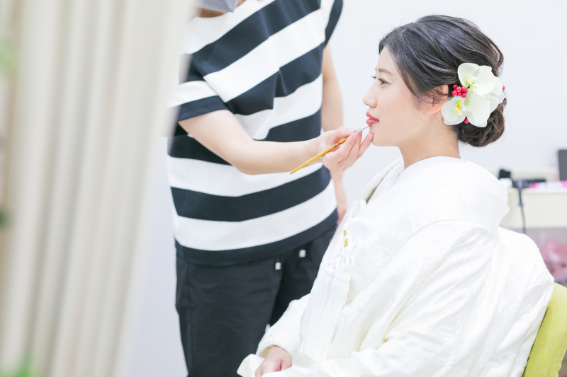 お支度ショット