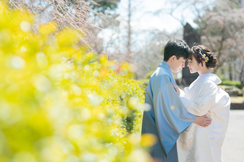 黄色を差し色に