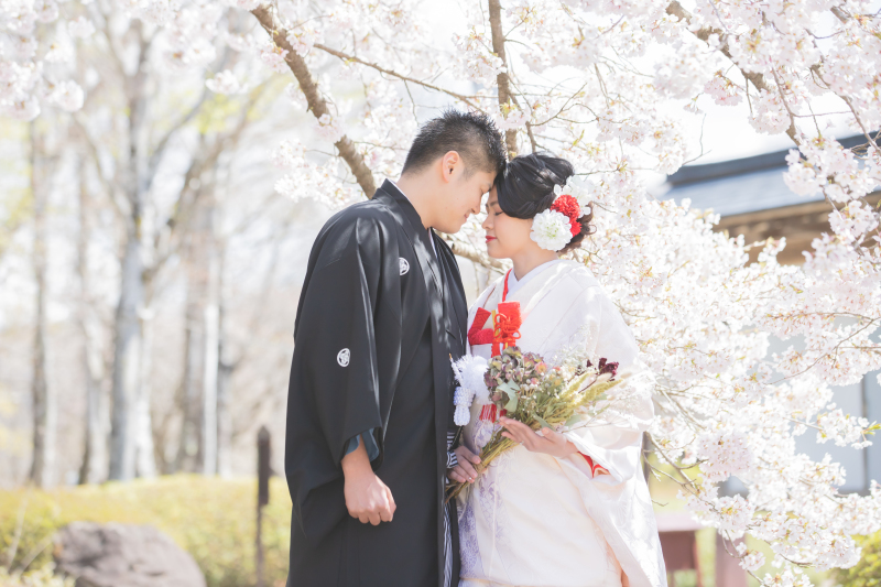 見事に晴れて桜満開の撮影日！