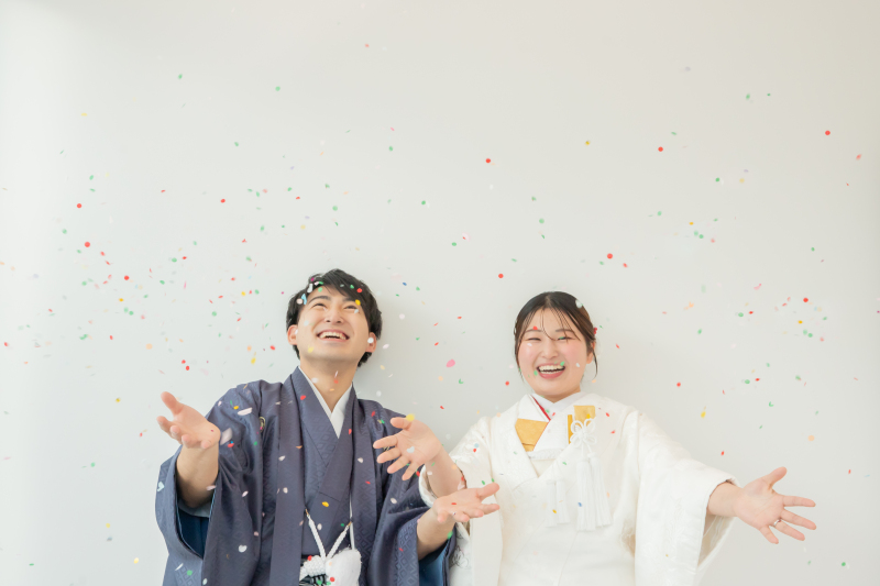 最後はコンフェッティで締めくくり！