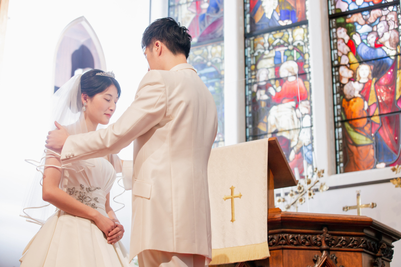 挙式の1シーンを切り取って