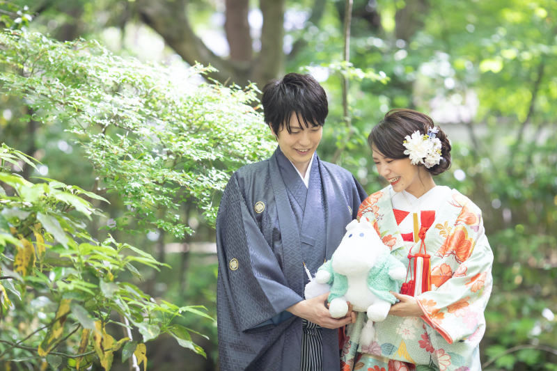 ぬいぐるみと一緒に