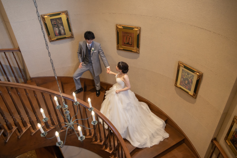 ご新婦様をエスコート