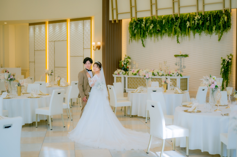 お次は披露宴会場で!