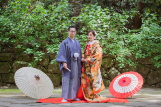 和装＆洋装　ロケーション撮影