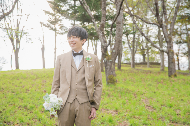 ご新郎様ソロショット