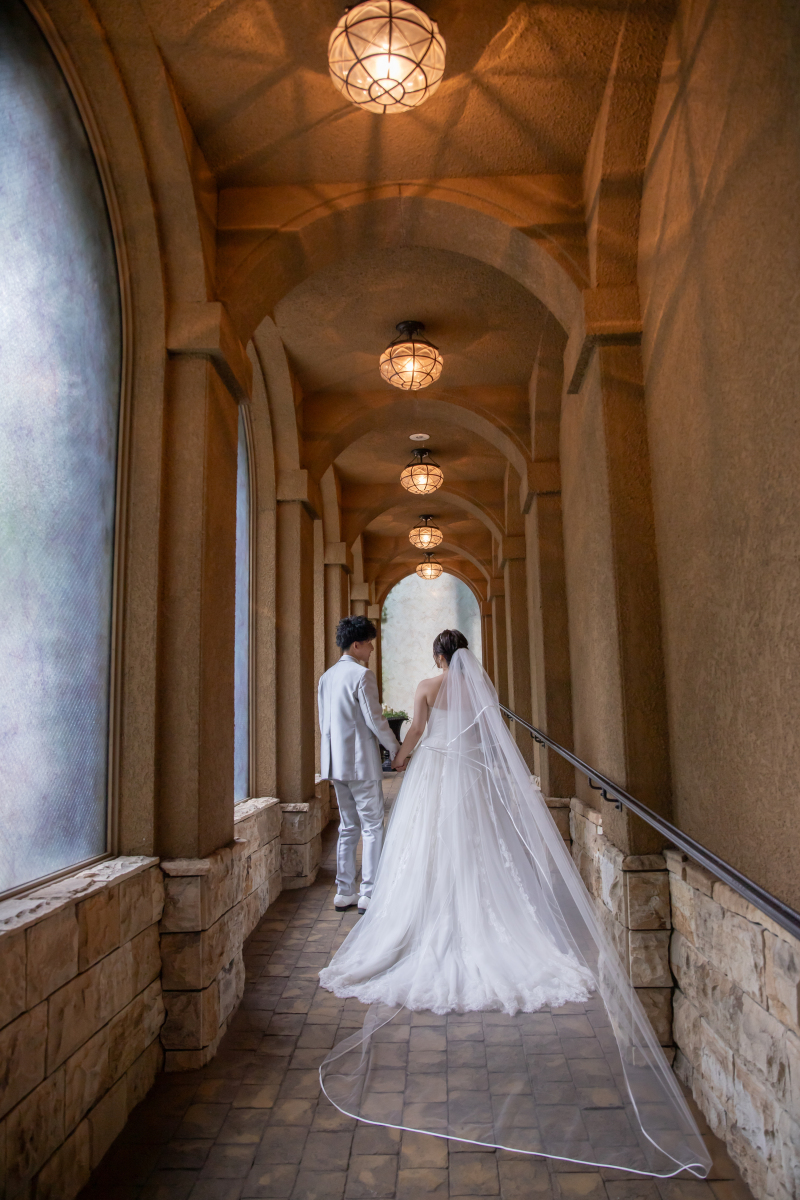 自然体な二人をお写真に