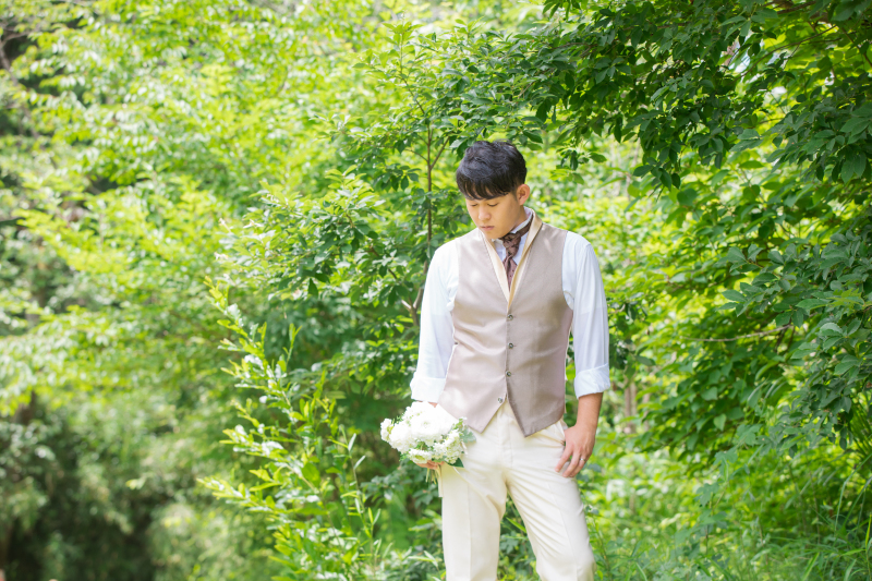 ご新郎様　ソロショット