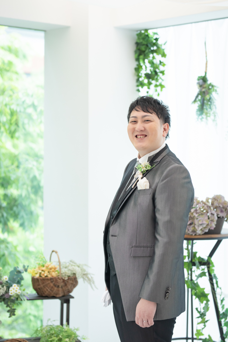 ご新郎様ソロショット