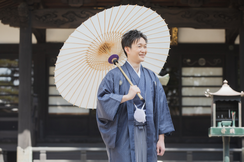 ご新郎様のソロショット