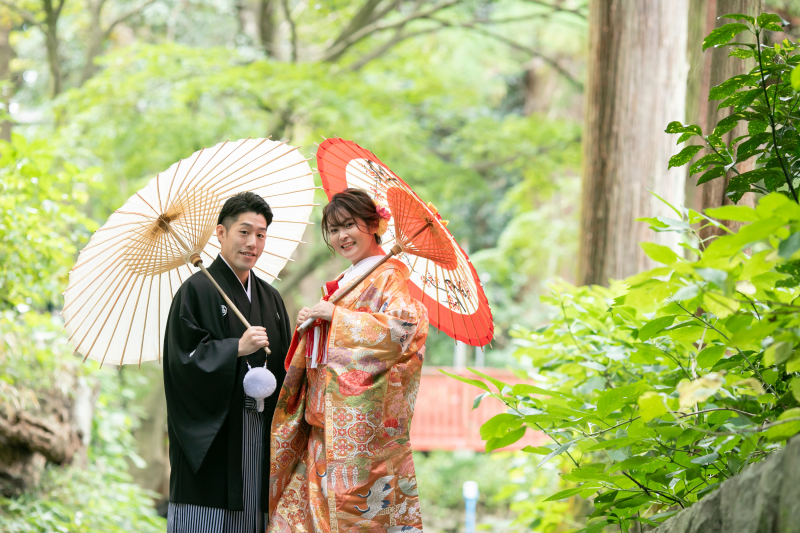 色打掛へ掛け替え！