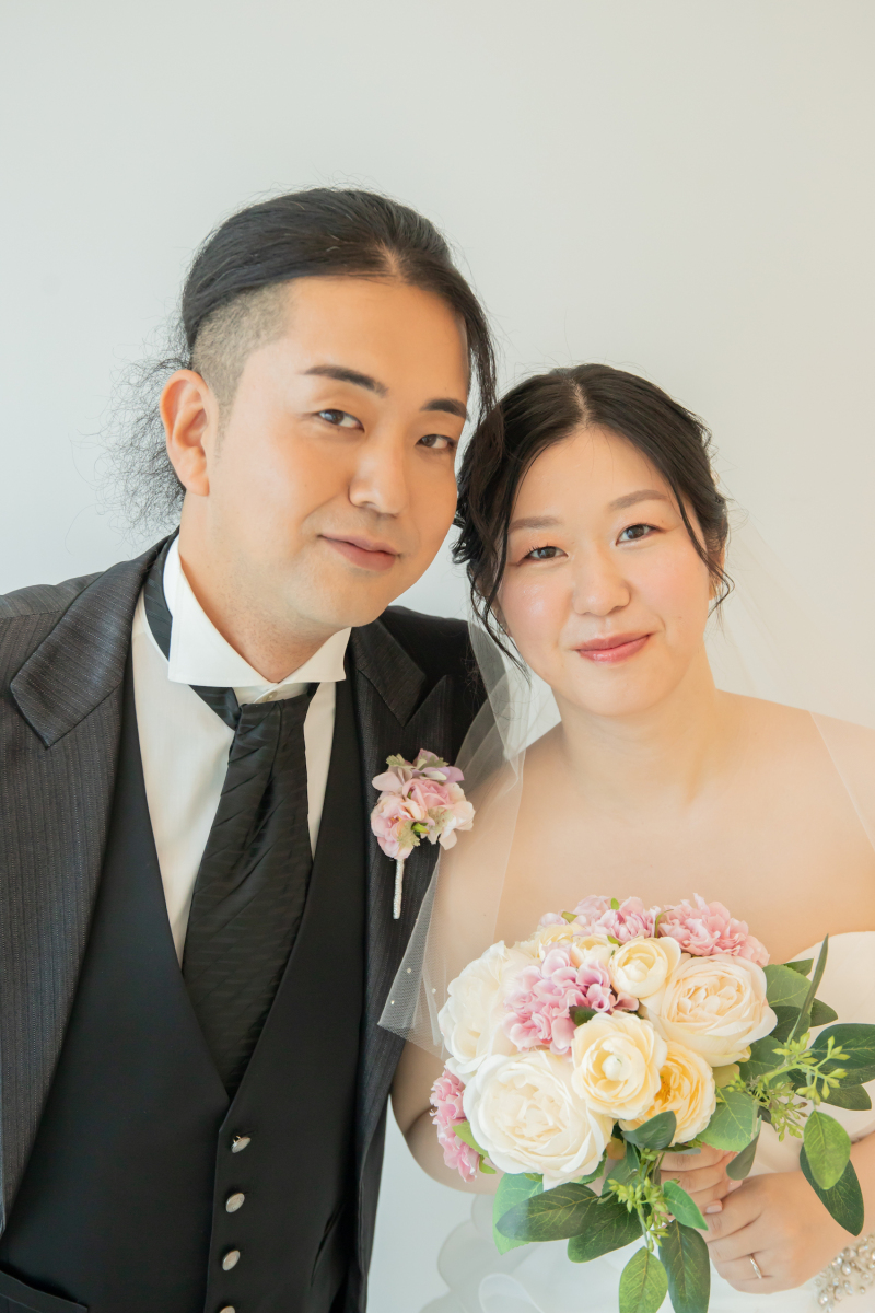 笑顔満点!お二人の仲の良さが伝わる素敵な1枚です