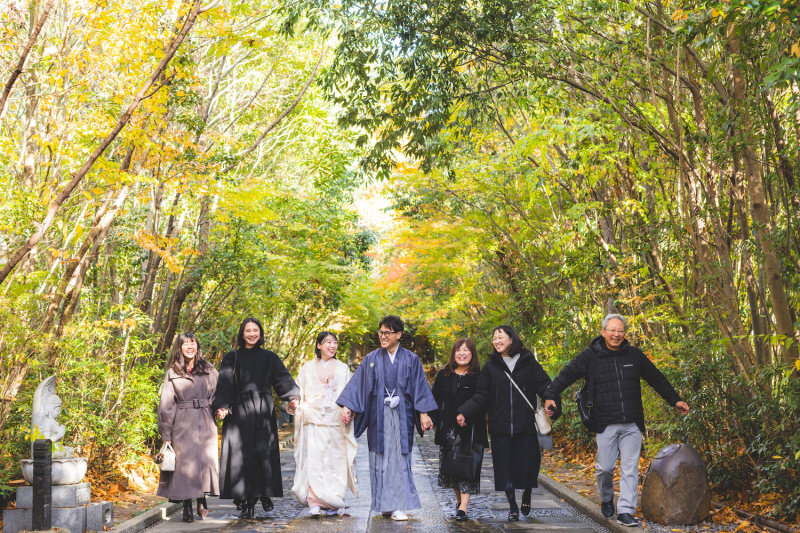 和装最後はご家族様ともご一緒に!